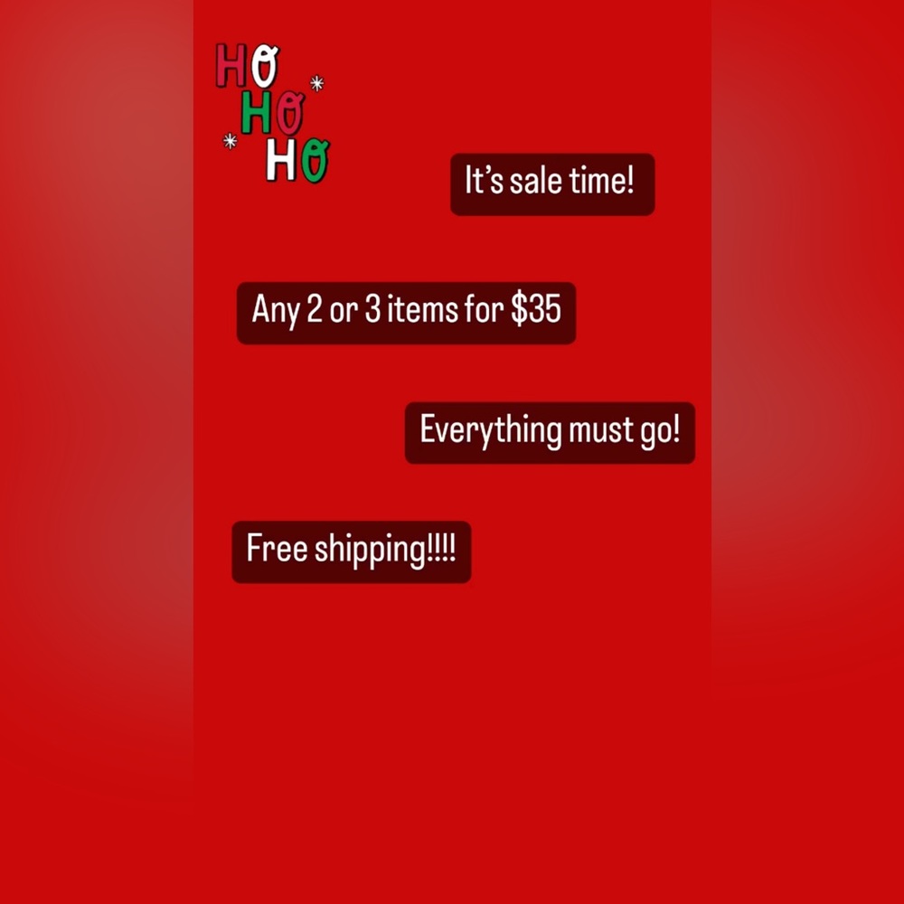 SALE SALE SALE!